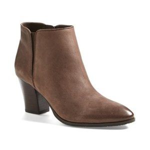 Franco Sarto Agenda Truffle leather ankle booties